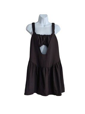 Women Cutout Babydoll Open Bust Mini Dress Edgy Whimsygoth Festival Clubwear Y2K